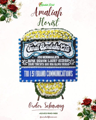 Papan Bunga Duka di Kupang Kota