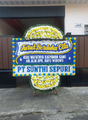 Papan Bunga Duka di Kupang Kota